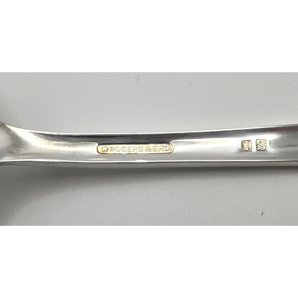 Rogers & Bros IS Silver Plated Serving Fork
